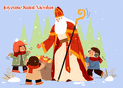 Saint Nicolas et les enfants en fête